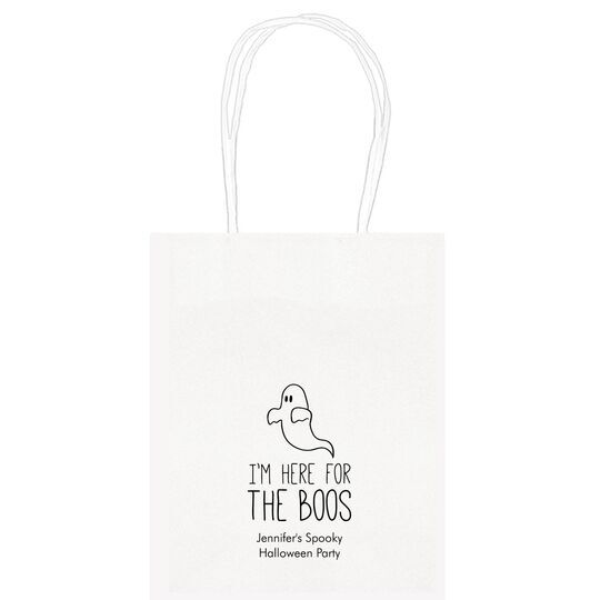 I'm Here For The Boos Mini Twisted Handled Bags